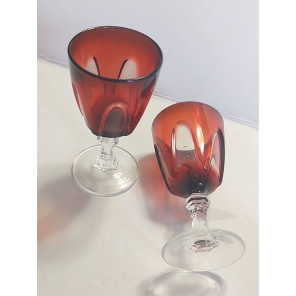 Gorgeous Vintage Luminarc France Shot Glasses Set of Four  2 oz. - Picture 6 of 12